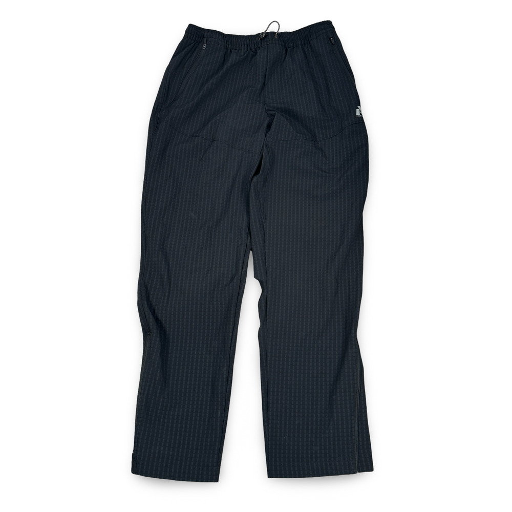 Eddie Bauer First Ascent Pants Men’s Medium Black Grid Pockets Ankle Zip Outdoor